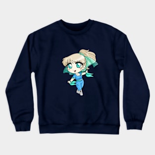 Chibi Blue Caracal Crewneck Sweatshirt